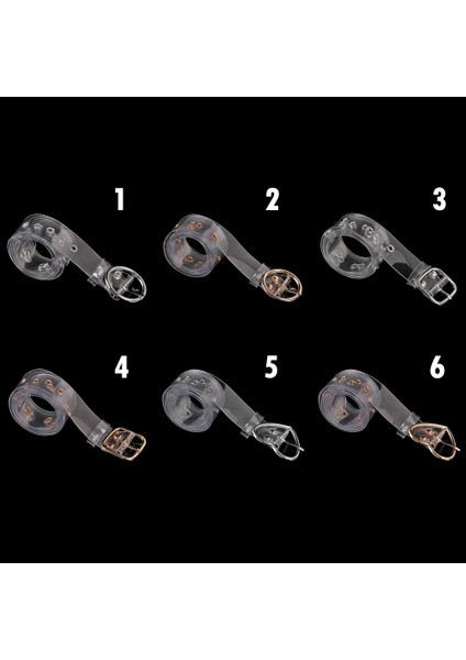 Şeffaf Punk Bel Kemeri Pvc Plastik Görünmez Temizle Yuvarlak Kare Kalp Pin Toka Geniş Kemer Elbise Aksesuarları (Yurt Dışından) indirimleri