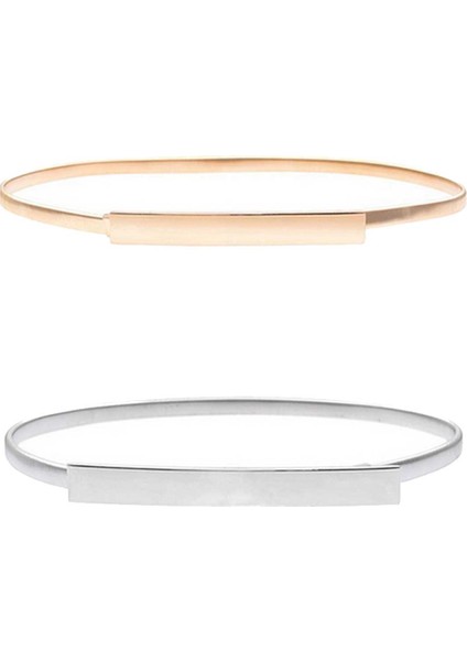 Altın Gümüş Elastik Kemer Kadınlar Için Çiçek Yaprak Bayanlar Bel Kemerleri Elbiseler Için Streç Sıska Metal Kadın Kemer Elastische Riem (Yurt Dışından)