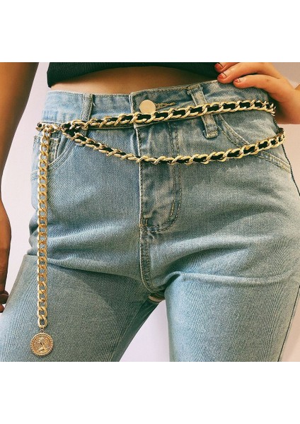 Çok Katmanlı Bel Zinciri Kadın Kemerler Uzun Püskül Kemer Kot Takım Elbise Için Uygun Elbise Moda Lüks Bel Kemeri Dropshipping (Yurt Dışından)