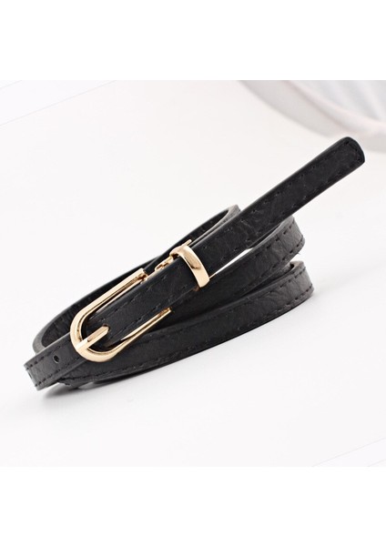 Ince Pu Deri Bel Kemeri Kadın Moda Metal Toka Pin Kayış Bayan Elbise Korse Kemer Kot Pantolon Pantolon Kemer Aksesuarı (Yurt Dışından) fiyatları