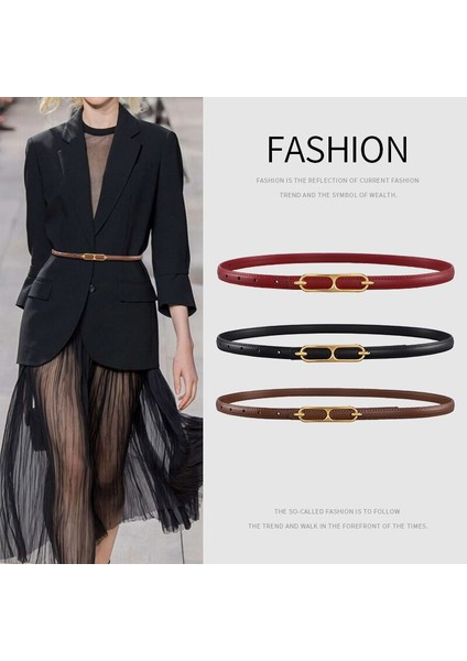 Vrouwen Lederen Dunne Riem Eenvoudige Moda Ürünleri Alle-Wedstrijd Rok Pak Decoratie Dunne Riem Hoge Kwaliteit Tasarımcı Merk Riem (Yurt Dışından) fırsatları