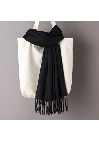 2020 Kadın Düz Renk Kaşmir Eşarp Siyah Kırmızı Pembe Püskül Bayan Kış Sonbahar Uzun Eşarp Ince Kadın Şal Bandana Başörtüsü (Yurt Dışından) fiyatları