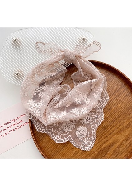 Andmade Eroidered Dantel Eşarp Kadın Şal Şal Andana Fular Femme Tığ Çiçek E Eşarp Saç Bandı E Yaka (Yurt Dışından) fiyatları