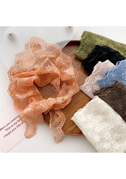 Andmade Eroidered Dantel Eşarp Kadın Şal Şal Andana Fular Femme Tığ Çiçek E Eşarp Saç Bandı E Yaka (Yurt Dışından) modelleri