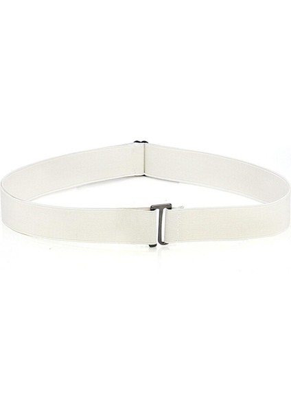 1 Adet Rahat Elastik Kemer Kadın Erkek Için Görünmez Kemer Tokası Plastik Ayarlanabilir No Show Web Kemer Kot Pantolon Için (Yurt Dışından)