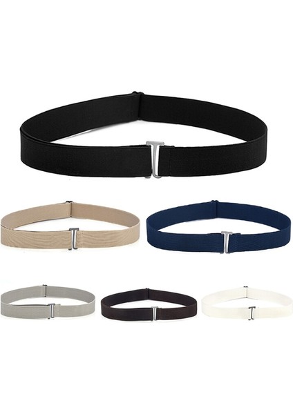 1 Adet Rahat Elastik Kemer Kadın Erkek Için Görünmez Kemer Tokası Plastik Ayarlanabilir No Show Web Kemer Kot Pantolon Için (Yurt Dışından) modelleri