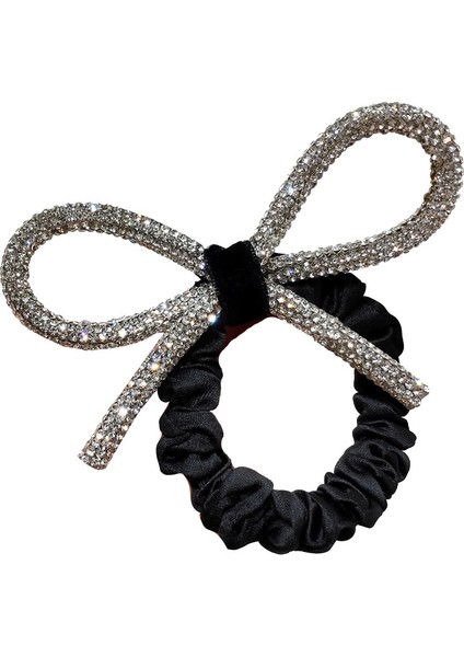 Güney Kore'nin Dongdaemun Parlak Elmas Çivili Yay Saç Halka Kafa Halat Ins Moda Vahşi Tatlı Kravat Saç Lastik Bant Kadın (Yurt Dışından) indirimleri