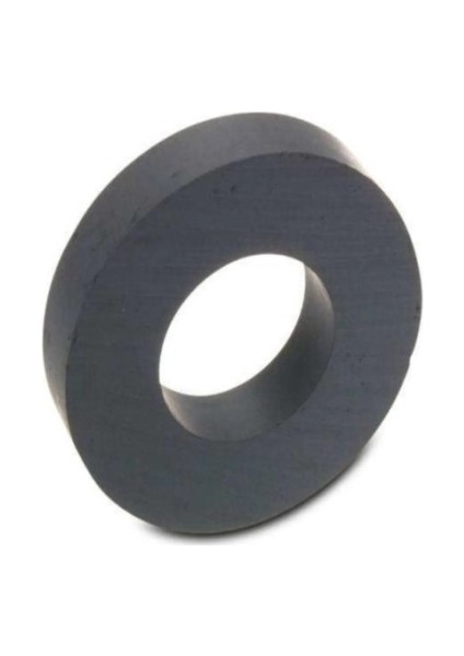 1 cm Mıknatıs Halka Siyah Küçük Boy Kömür Halka Mıknatıs Magnet 10 Adet