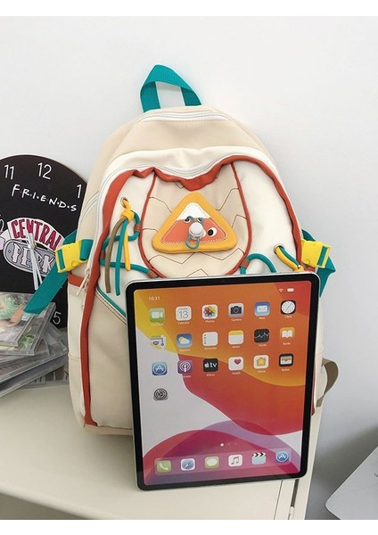 Lise Koleji Yüksek Kapasiteli Su Geçirmez Seyahat Kontrast Sırt Çantası (Yurt Dışından) modelleri