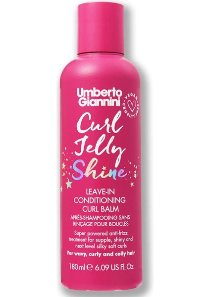 Curl Jelly Shine Balm Durulama Gerektirmeyen Saç Bakım Kremi 180 ML