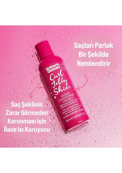 Curl Jelly Shine Balm Durulama Gerektirmeyen Saç Bakım Kremi 180 ML