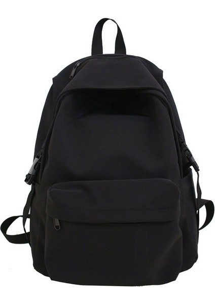 Lise Öğrencileri Için Hafif Düz Renkli Moda Naylon Sırt Çantası (Yurt Dışından)