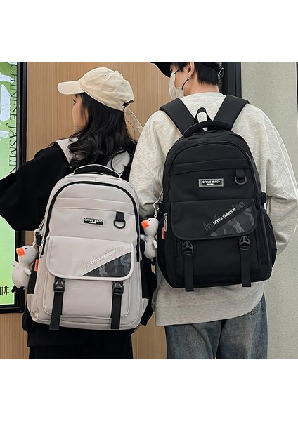 Büyük Kapasiteli Moda Trendi Su Geçirmez Lise Öğrencileri Üniversite Öğrencisi Okul Çantası (Yurt Dışından) modelleri