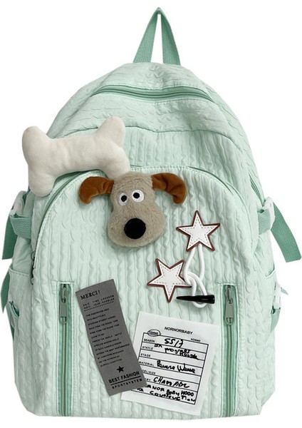 Lise Öğrencisi ve Üniversite Öğrencisi Köpek Yavrusu Pilili Nefes Alabilen Hafif Sırt Çantası (Yurt Dışından)