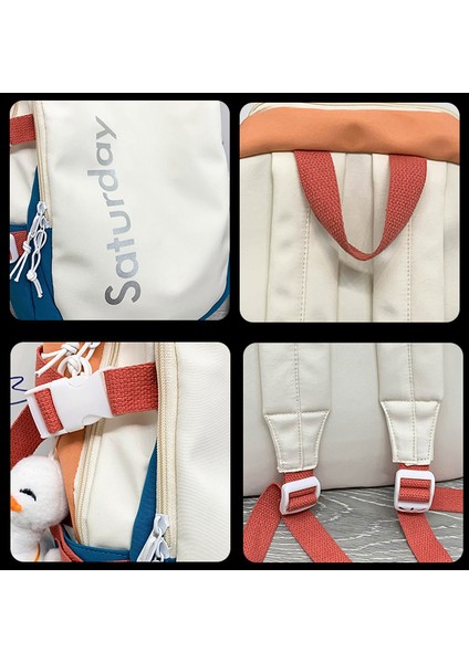 Renk Engelleme Sırt Çantası, Kolye Uçlu Üniversite Öğrencisi Çift Sırt Çantası (Yurt Dışından) indirimleri