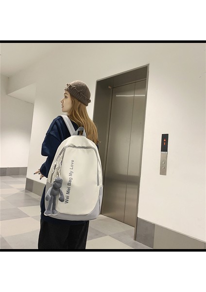 Büyük Kapasitet Nefes Alabilecek Arka Paket, Sivi Kurbağa Bağlı Öğrenci Bilgisayar Çantası (Yurt Dışından) fiyatları