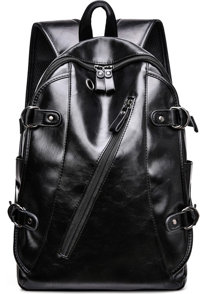 Erkeklerin Yumuşak Deri Yüksek Kapasitede Iş Arka Paketi (Yurt Dışından)