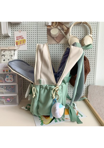 Üniversite Öğrencileri, Lise Öğrencileri, Kampüs Basit Büyük Kapasiteli Naylon Nefes Alabilen Okul Çantası (Yurt Dışından) modelleri