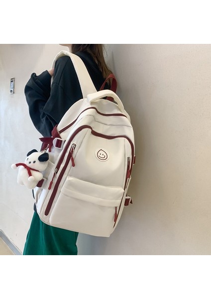 Lise Öğrencileri ve Üniversite Öğrencileri Için Dayanıklı Gülen Naylon Sırt Çantası (Yurt Dışından) fiyatları