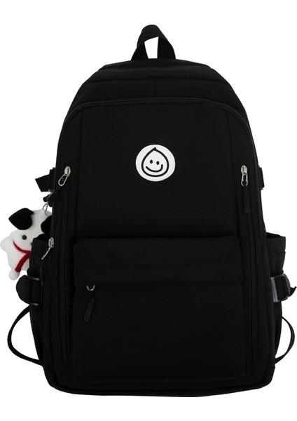 Lise Öğrencileri ve Üniversite Öğrencileri Için Dayanıklı Gülen Naylon Sırt Çantası (Yurt Dışından)