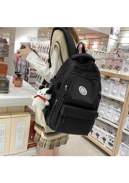 Lise Öğrencileri ve Üniversite Öğrencileri Için Dayanıklı Gülen Naylon Sırt Çantası (Yurt Dışından) fiyatları