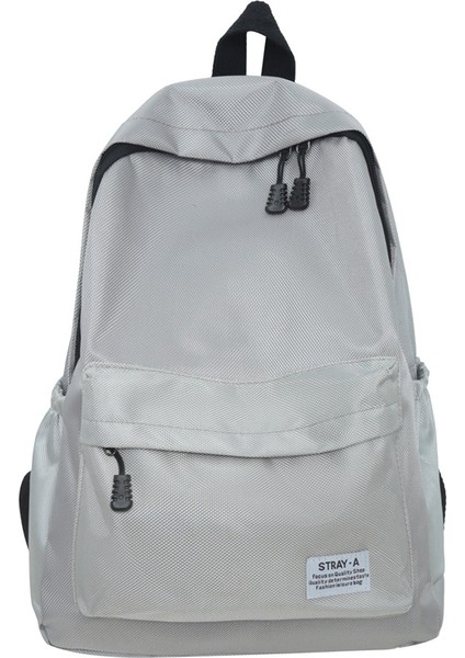 Lise Öğrencileri ve Üniversite Öğrencileri Için Dayanıklı Düz Renk Sırt Çantası (Yurt Dışından)