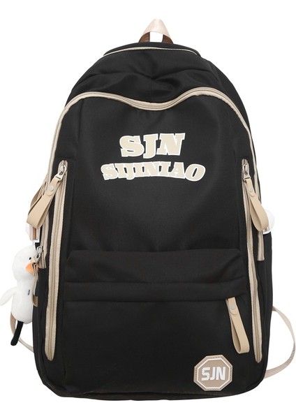 Large Capacity Double Shoulder American Retro Travel Computer Backpack (Yurt Dışından)