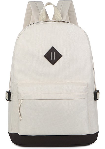 Üniversite Öğrencisi Lise Öğrencisi Düz Renk Hafif Açık Oxford Su Geçirmez Sırt Çantası (Yurt Dışından)