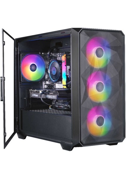Sphinx I5 12400F 16GB Ram 512GB Nvme SSD Msı Rx 6700 Xt Oc 12GB 23.6 165Hz Curved Oyuncu Masaüstü Bilgisayarı