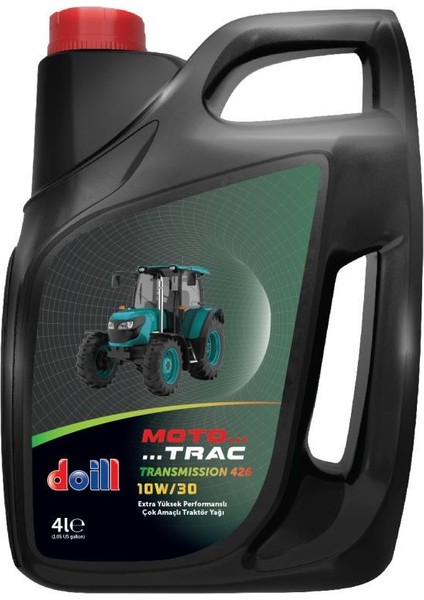 Traktör Transmisyon 422 10W-30 4 Litre Teneke Arka Yağı (Üretim Yılı: 2024)