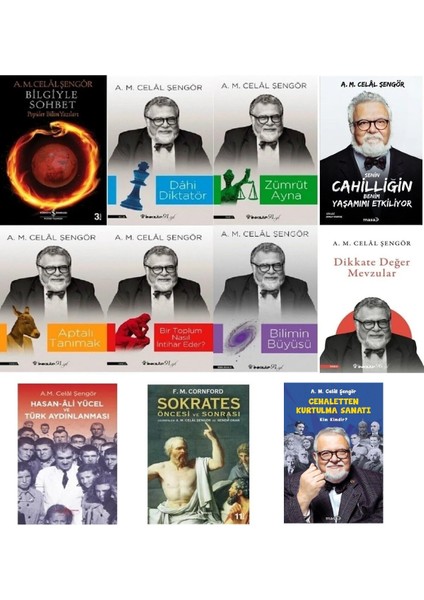 Bilgiyle Sohbet - Dahi Diktatör - Aptalı Tanımak - Senin Cahilliğin - Cehaletten Kurtulma Sanatı Kim Kimdir? - A. M. Celal Şengör 11'li Set