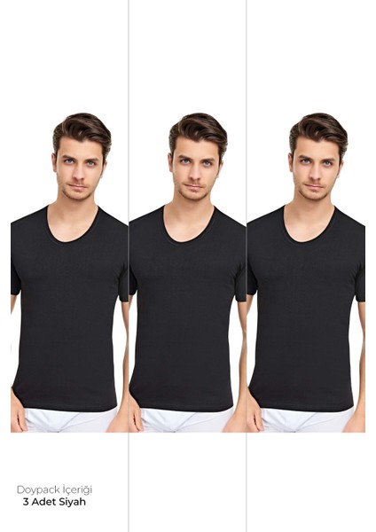 Erkek 3'lü Bisiklet Yaka Fanila Özel Ambalajlı Paketinde fiyatları