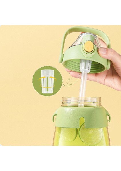 900ML Öğrenci Su Şişesi Tritan Çocuk Plastik Su Bardağı (Yurt Dışından)