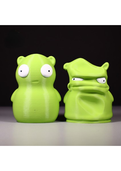 Bob's Burgers Kuchi Kopi Iyi ve Kötü Figür Oyuncaklar 2'li Set Sevimli Dekor