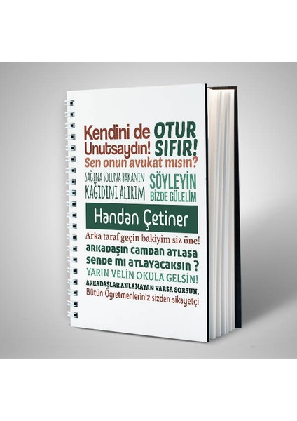 Öğretmenimin Klasik Sözleri Defter