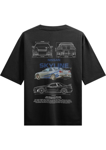 Nissan Skyline Oversize Unisex T-Shirt