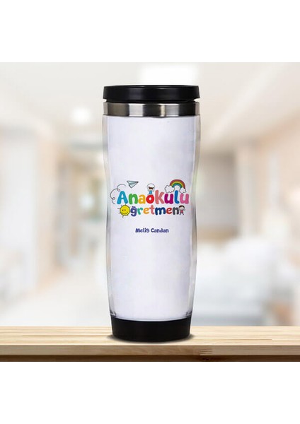 Anaokulu Öğretmenine Hediye Termos Bardak