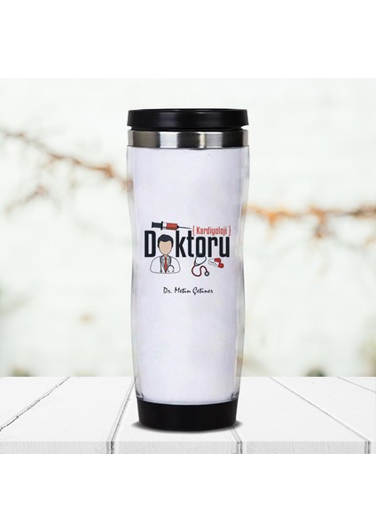 Branşlı Doktor Temalı Hediye Termos Bardak