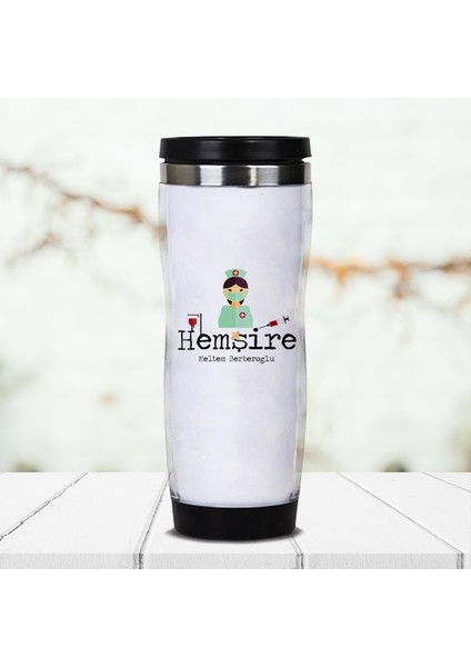 Kişiye Özel Hemşireye Hediye Bardak Termos