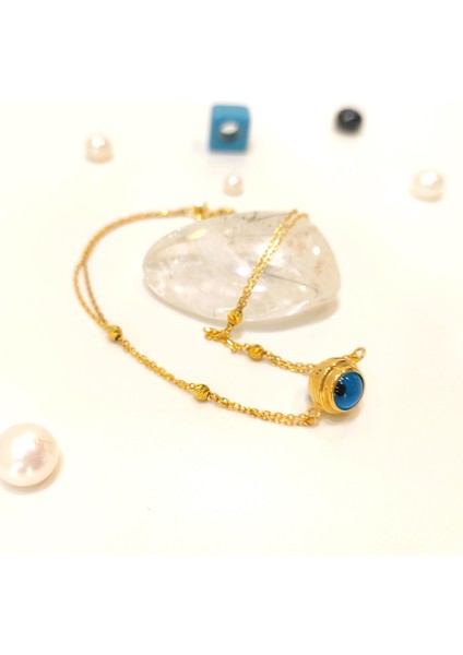 Göz Boncuklu Bileklik Künye 14 Ayar Altın Hd Videolu modelleri