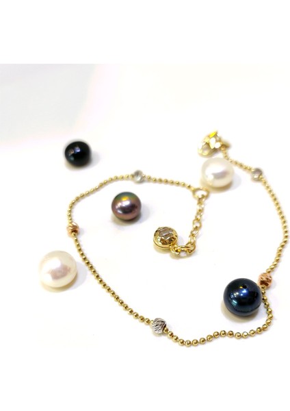 Dorika Toplu Bileklik Künye 14 Ayar Altın Hd Videolu