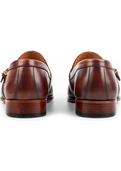Massif Microlight Taban Çift Tokalı Deri Erkek Klasik Ayakkabı, Monkstrap, Loafer