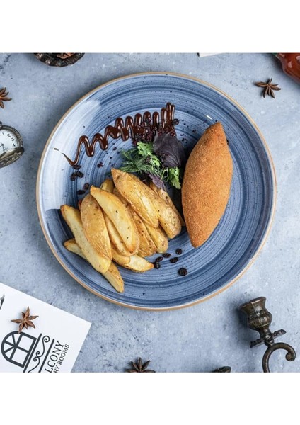 Aura Dusk Serisi 6'lı 27 cm Servis Tabağı