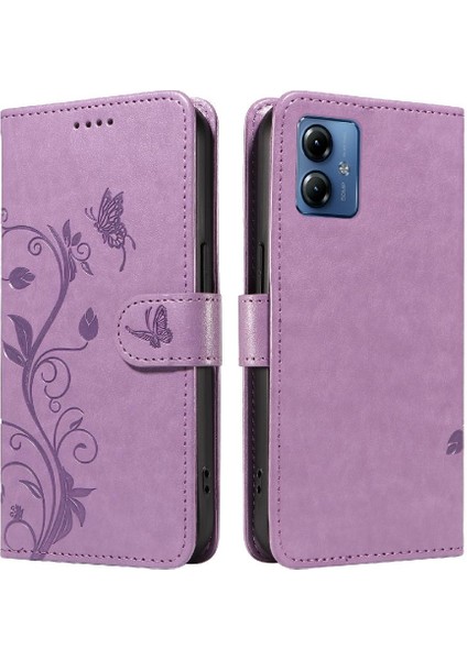 Motorola Moto G14 4g Deri Telefon Kılıfı (Yurt Dışından)