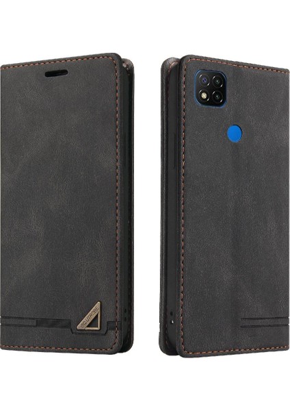 Xıaomı Redmi 9c Premium Deri Premium Deri Iki Telefon Kılıfı (Yurt Dışından)