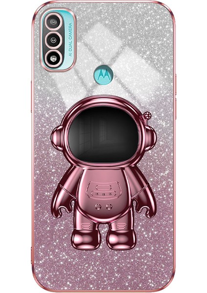 Motorola Moto E20 Kickstand Pc + Tpu Telefon Kapağı (Yurt Dışından)