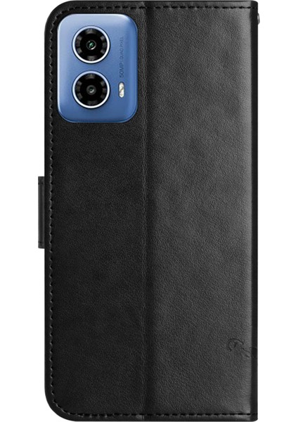 Motorola Moto G24 Güç Darbeye Dayanıklı Deri Cüzdan Telefon Kapağı (Yurt Dışından) indirimleri
