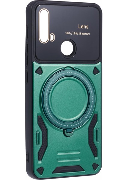 Motorola Moto E20 Pc+Tpu Kickstand Telefon Kılıfı Magsafe ile Uyumlu (Yurt Dışından) modelleri