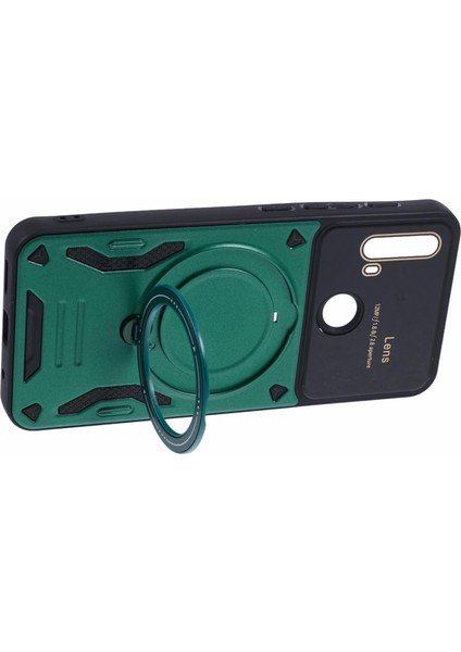 Motorola Moto E20 Pc+Tpu Kickstand Telefon Kılıfı Magsafe ile Uyumlu (Yurt Dışından) fırsatları