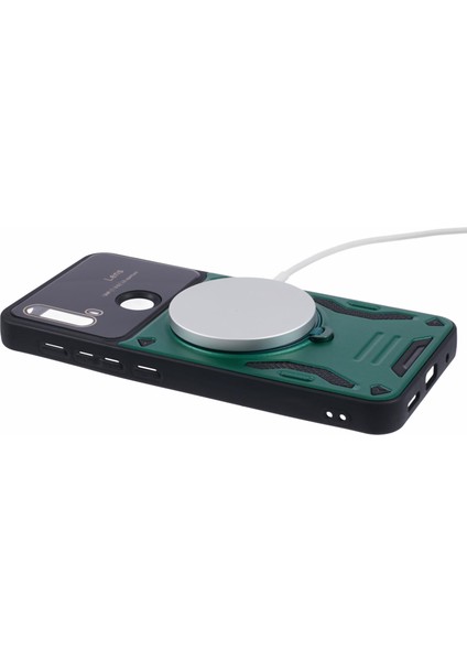 Motorola Moto E20 Pc+Tpu Kickstand Telefon Kılıfı Magsafe ile Uyumlu (Yurt Dışından) indirimleri